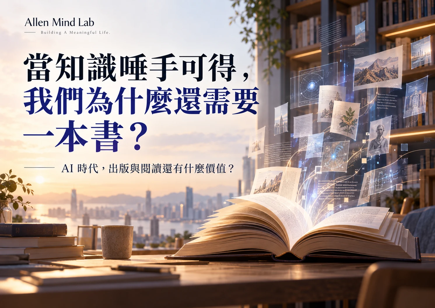 當知識唾手可得，我們為什麼還需要一本書？AML 橫式文章海報